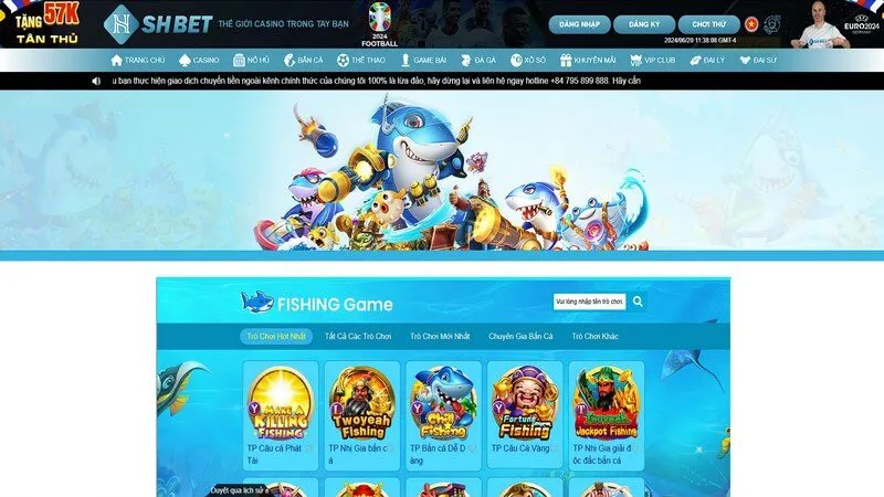 Đắm chìm trong thế giới đại dương sâu thẳm tại sảnh bắn cá